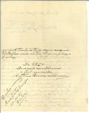 Carta de António Pereira de Oliveira para António José de Almeida.