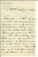 Carta de Francisco Luís Tavares para António José de Almeida