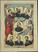 Homenagem aos deputados eleitos pelo povo em 5 de Abril de 1908