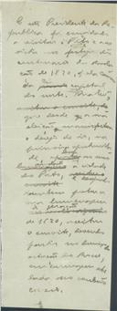 Rascunho de carta