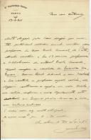 Carta de Júlio Portela para António José de Almeida.