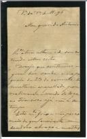 Carta de José António de Almeida para António José de Almeida.