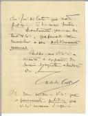 Carta de Trindade Coelho para António José de Almeida