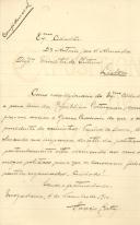 Carta de Horácio Costa para António José de Almeida.