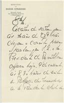 Carta de António da Costa Cabral para António José de Almeida
