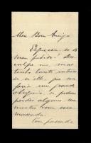 Carta de Elísio Melo para [António José de Almeida].