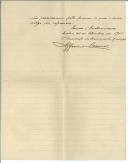 Carta de Afonso de Lemos para António José de Almeida.