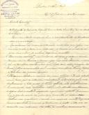 Carta de A. Amaral Leitão para António José de Almeida.