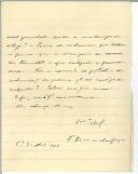 Carta de F. Fernandes [?] para António José de Almeida