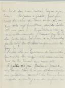 Rascunho de carta de António José de Almeida para Simões Raposo.