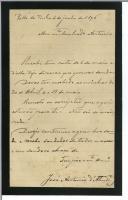Carta de José António de Almeida para António José de Almeida.