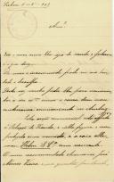 Carta de Lomelino de Freitas [para António José de Almeida].