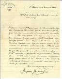 Carta de Joaquim José Rodrigues para António José de Almeida