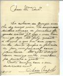Carta de Francisco Nápoles para António José de Almeida