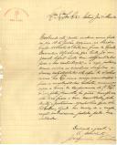 Carta de Joaquim Teixeira para António José de Almeida.