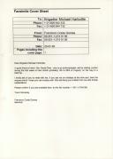 Fax de Francisco da Costa Gomes para Michael Harbottle