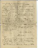 Carta incompleta de [Francisco António de Almeida].