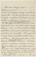 Rascunho de carta de António José de Almeida