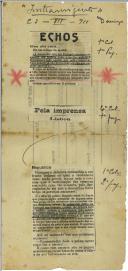 Recortes de imprensa do jornal "Intransigente".