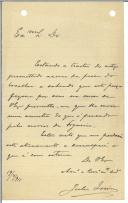 Carta de Júlio Irvin (?) [para António José de Almeida].