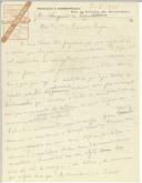 Copiador de carta de [António José de Almeida] para Augusto de Castro.