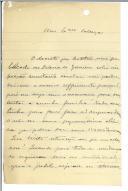 Carta de Frederico Sanches de Morais [para António José de Almeida].