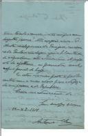 Carta de António Chaves (?) para António José de Almeida