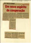 Um novo espírito de cooperação