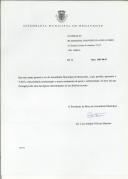 Telegrama de Luís António Oliveira Martins para a família de Francisco da Costa Gomes