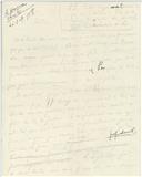 Rascunho de carta [de António José de Almeida] para Homem Cristo.