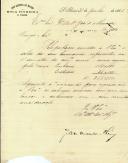 Carta de João Batista de Macedo para António José de Almeida.