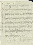 Rascunho de carta de António José de Almeida para Malva do Vale.