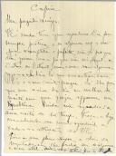 Copiador de carta de António José de Almeida.