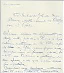 Cópia de carta de Maria Joana Perdigão Queiroga de Almeida para J. A. de Magalhães.