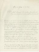 Carta de Domingos Ferreira Pinto para António José de Almeida