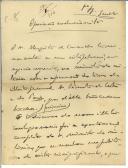 Rascunho de artigo de imprensa de António José de Almeida.