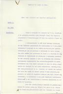 Cópia de ofício de João Carlos de Melo Barreto para José Barbosa de Magalhães
