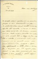 Carta de Júlio Portela para [António José de Almeida].