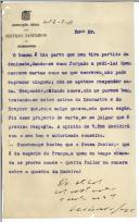 Carta de Ricardo Jorge para António José de Almeida