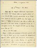 Carta de Duarte Ferreira para António José de Almeida