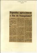 Espanha: aproxima-se o fim do franquismo?