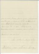Carta de António José de Almeida Sousa para António José de Almeida