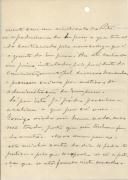 Carta de Vitoriano da Glória Ribeiro de Figueiredo Castro para António José de Almeida.