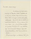 Carta de Henrique Trindade Coelho para António José de Almeida