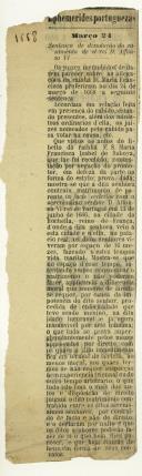 Ephemérides Portuguezas [sic]