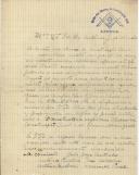 Carta da União das Classes da Construção Civil para António José de Almeida.