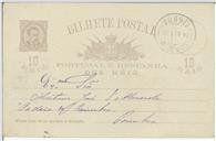 Bilhete postal de António Castro Joaquim (?) para António josé de Almeida