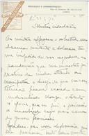 Carta de António José de Almeida.