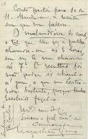 Carta de Magalhães Lima para [António José de Almeida].