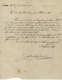 Carta de César Mateus Ferreira para António José de Almeida.